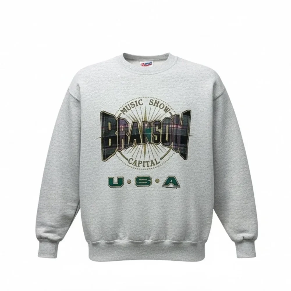 Vintage 90s Branson graphic crew sweatshirt men's M